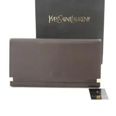 ✨新品未使用✨　Yves Saint Laurent 長財布　がま口　YSL