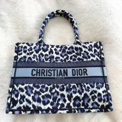 【新品】DIOR ブックトート ミディアム レオパード柄 正規品 希少カラー