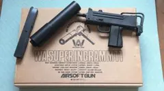 ウエスタンアームズ WA スーパーイングラム M11 ガスガン サプレッサー付のサムネイル