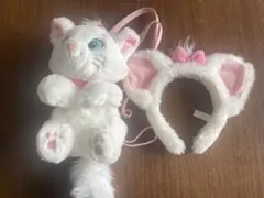 ディズニー　マリーちゃん　カチューシャ　ポシェット