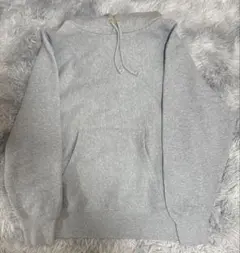 GU フード付きグレーパーカー