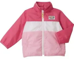 【新品】ミキハウス　ホットビスケッツ　ウィンドブレーカー　ローズ　ピンク　100