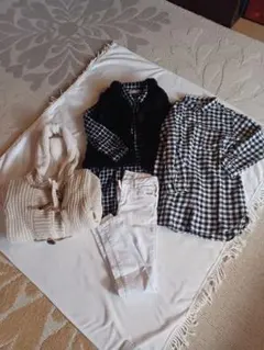 子供服キッズ女の子ZARA130（シャツ・パンツ・ベスト・コート）まとめ売り