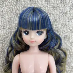 リカちゃんキャッスル キラちゃん　ブルー×ブラウンミックスヘア