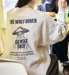 ビッグシルエットトレーナー