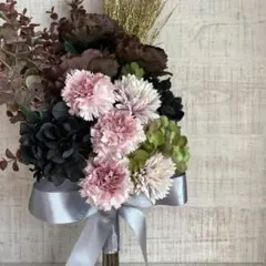 ブライダルブーケ・ブートニア　造花ブーケ　クラッチブーケ