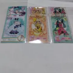 アイドルランドプリパラ アモクレープ 特典 クリアカード コースター