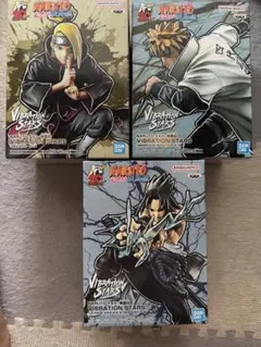 NARUTO Vibration Stars 3体　サスケ　デイダラ　ミナト