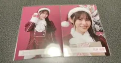櫻坂46 生写真 2025年サンタ衣装 向井純葉 ヨリ、チュウ