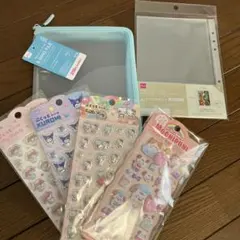 A5 6リングファイルとシールセット