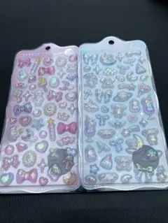 ちゅるきらボンボンドロップシール　ほうせきボンボン　わんわんボンボン