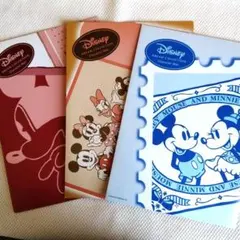 ◆千趣会◆ディズニー　キャラクターメイル◆USED中古◆レターセット◆3冊◆