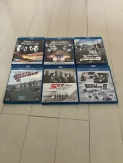 【最安値】　ワイルド・スピード6作品セット　Bru-ray+DVD 計８枚