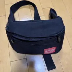 マンハッタンポーテージ ボディバッグ　ウエストポーチ 黒 ブラック