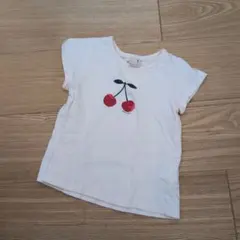 プティマイン さくらんぼTシャツ 100