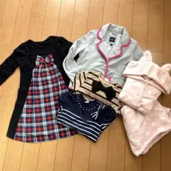【130cm】女の子　まとめ売り キッズ服 セット もこもこパジャマあり