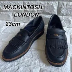 未使用級 MACKINTOSH LONDON フリンジコインローファー 23