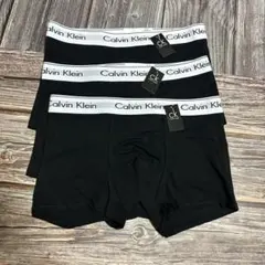 未着用 Calvin Klein ボクサーパンツ 3枚セット ブラック