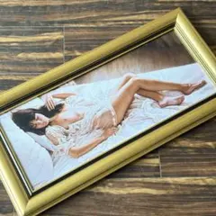 印刷複製画　 フランシスコ•デ•ゴヤ着衣のマハ婦人木製額縁 絵画 美術工芸画 ゴヤ【着衣のマハ】 - 手描き 絵画（油絵複製画）販売のアート名画館