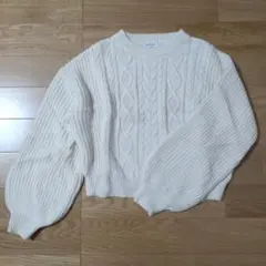 ラブトキシックケーブルニットセーター 160