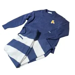 ジェラートピケ メンズ ルームウェア gelato pique ベア ネイビー