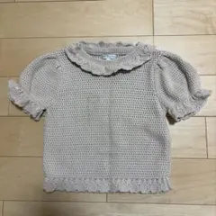 bebe organic 半袖ニット　トップス