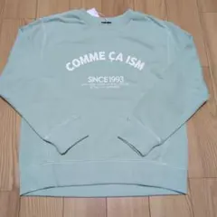 新品★コムサイズム　ミント　ロゴプリントトレーナー140cm