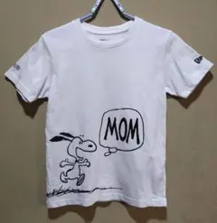 【美品】NEW ERA スヌーピー コラボ Tシャツ キッズ 140