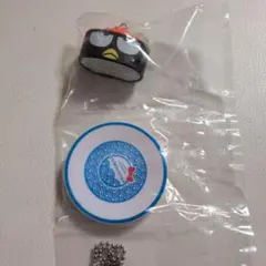 サンリオキャラクターズ　お寿司キーキーチェー　ン　バッドばつ丸