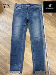 LOVELLESS デニムパンツ 73 フリンジ裾のサムネイル