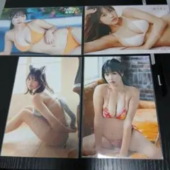 南みゆか　「UTB:G・BOMB・FLASH ・旬撮GIRL」ポストカード４枚
