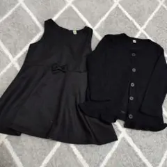 ベビー　冠婚葬祭　入園　フォーマル　ワンピース　カーディガン　90