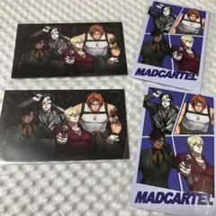 ヒューマンバグ大学　コラボカフェ　マッド・カルテル　名刺4枚