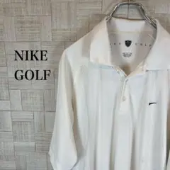 NIKE GOLF ポロシャツ 刺繍 白