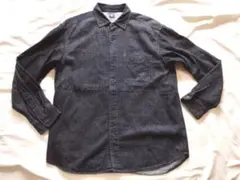 OLD Uniqlo ユニクロ　ブラック　デニムシャツ