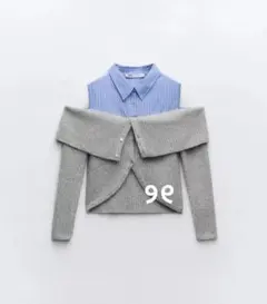 ZARA ニット セーター シャツ カーディガン トップス オフショル ザラ
