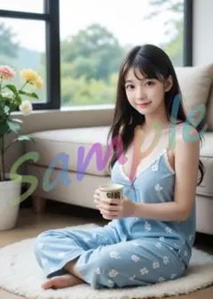 NR087【1点物】 A4ポスター AI 写真 リアル 美女 グラビア 彼女