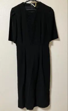 9号 ブラックフォーマル 喪服 ワンピース、ジャケット付き