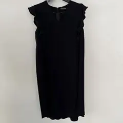 ヨーコチャン 24SS スウィッチングドレス ロングワンピース ブラック 