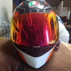 AGV フルフェイスヘルメット ミラーシールド付