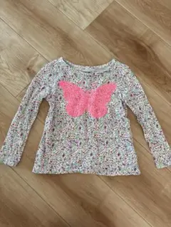 GapKids 花柄 長袖カットソー US XS