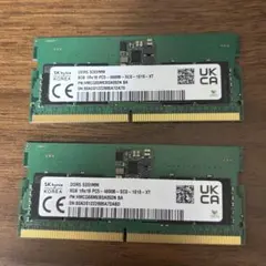 マイクロン SO-DIMM DDR4 メモリ 16GB 2枚 計32GB マイクロン SO-DIMM DDR4 メモリ 16GB 2枚 計32GB - メルカリ