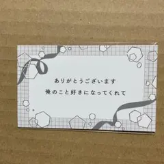 オランピアソワレ オリジナル冊子 特典 絵葉書(メッセージ入) 朱砂