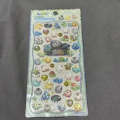 ふわふわとりのなかまたち ジュエルプチドロップステッカー プチドロ