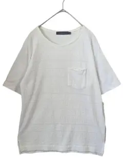 【極美品・S】RAGEBLUE 希少ふくれジャガード ポケットTシャツ