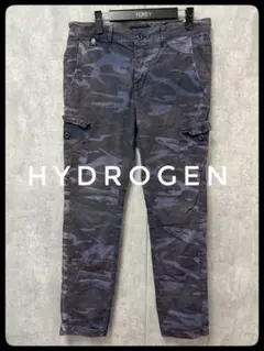 ✅️HYDROGEN　カーゴパンツ　迷彩　スカル　パープル　W32のサムネイル