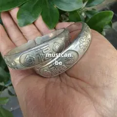 春節祭　初めての彫刻バングル　カササギと梅花　シャー太翠バングル　天然石 父の日までセール 初めての彫刻バングル カササギと梅花 シャー太翠