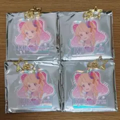 アイカツスターズ! オーロラアクリルキーホルダー クリスマス 香澄真昼 4点