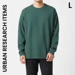 【URBAN RESEARCH ITEMS】L ニット 長袖 クルーネックのサムネイル