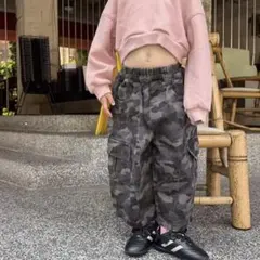 迷彩　デニムパンツ
